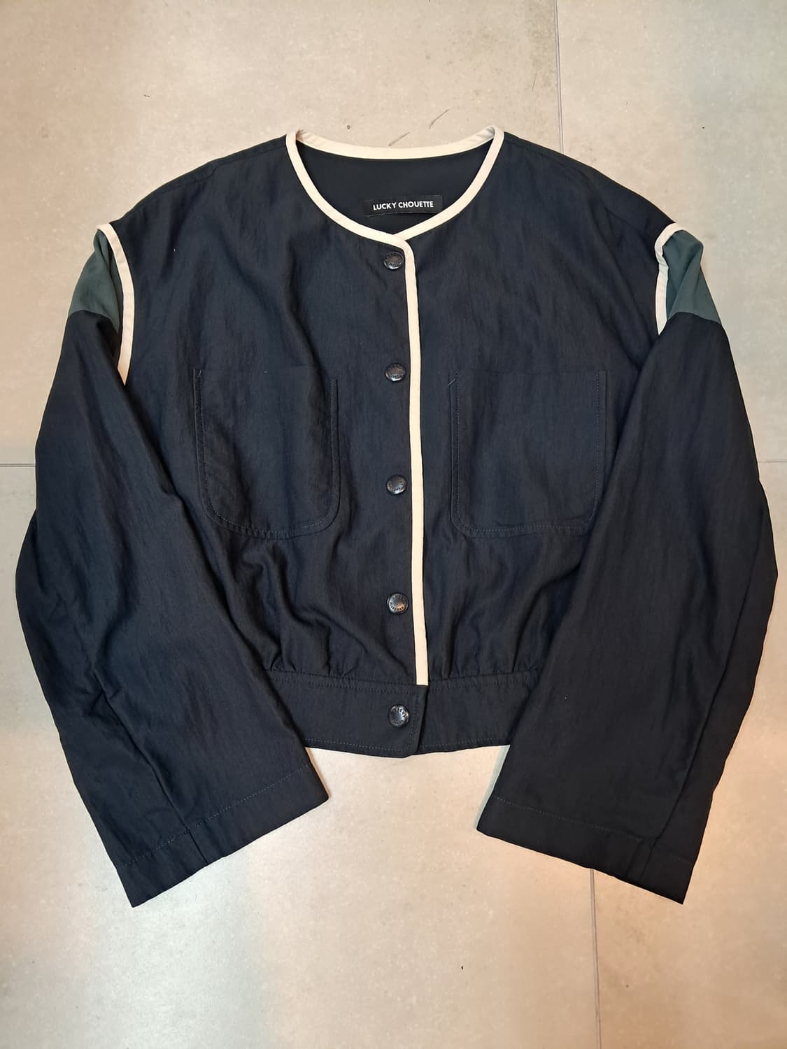 럭키슈에뜨 네이비 상하의 세트 (36) 상품이미지4