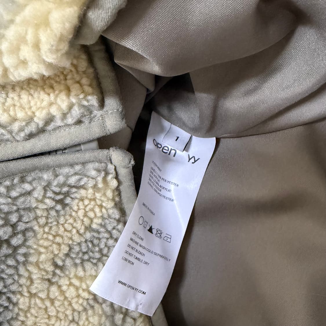 Open yy 오픈와이와이 후리스 아우터 후드 퍼 뽀글이 자켓 상품이미지6