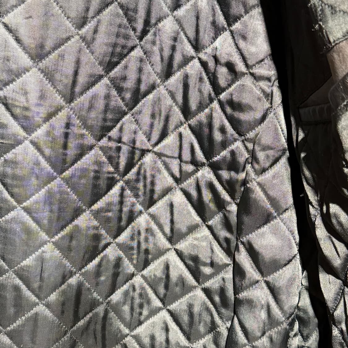 베네통 이태리 헤비 카우레더 스포츠 자켓 XL 폴란드제 상품이미지7