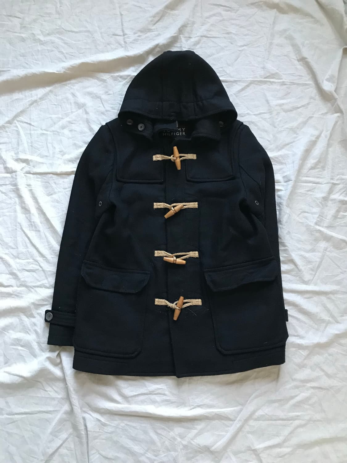 타미힐피거 일본라인 여성 떡볶이 울 후드 코트 상품이미지6