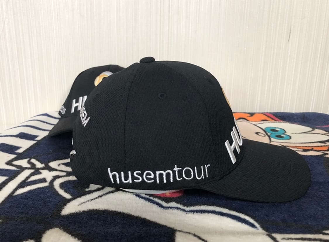 팀휴셈(HUSEM)골프단 일본투어 프로골퍼모자/캡(검) S 상품이미지7