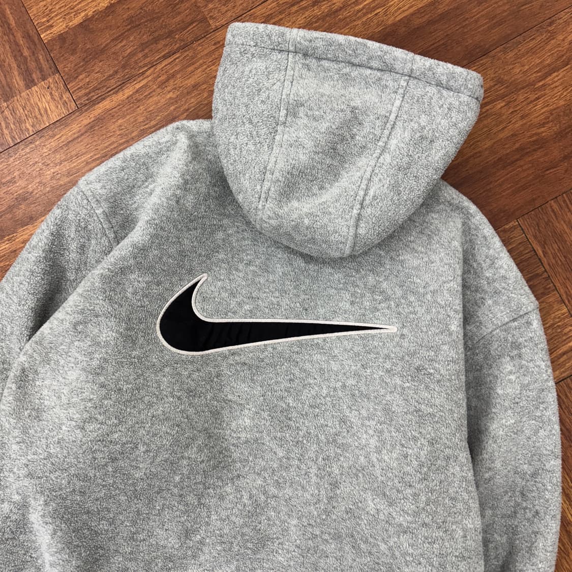 XL 나이키 00s 올드스쿨 빅로고 플리스 누빔 자켓  상품이미지3