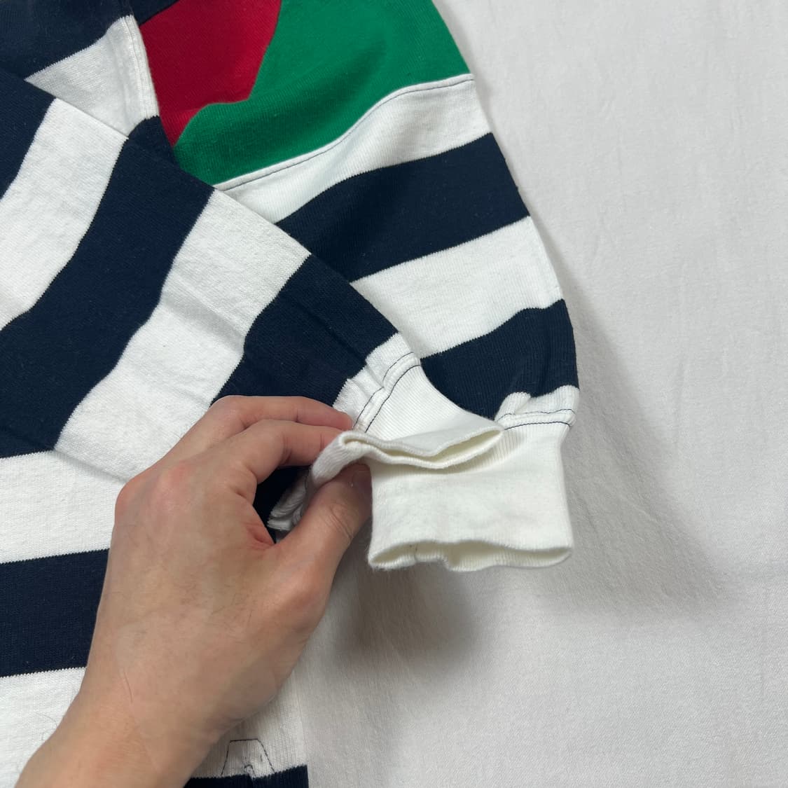 90’s 랄프로렌 ralph lauren cp-92 스트라이프 후드티 상품이미지5