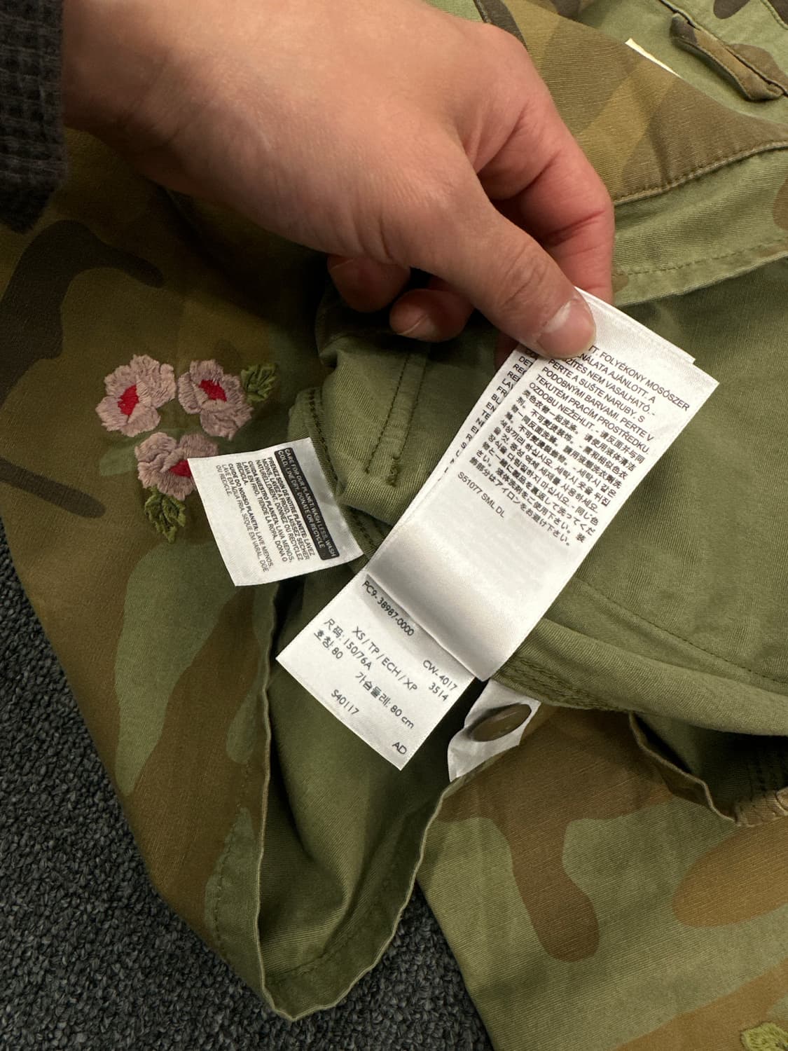 XS) 리바이스 자수 패치 카모 워크자켓 상품이미지6