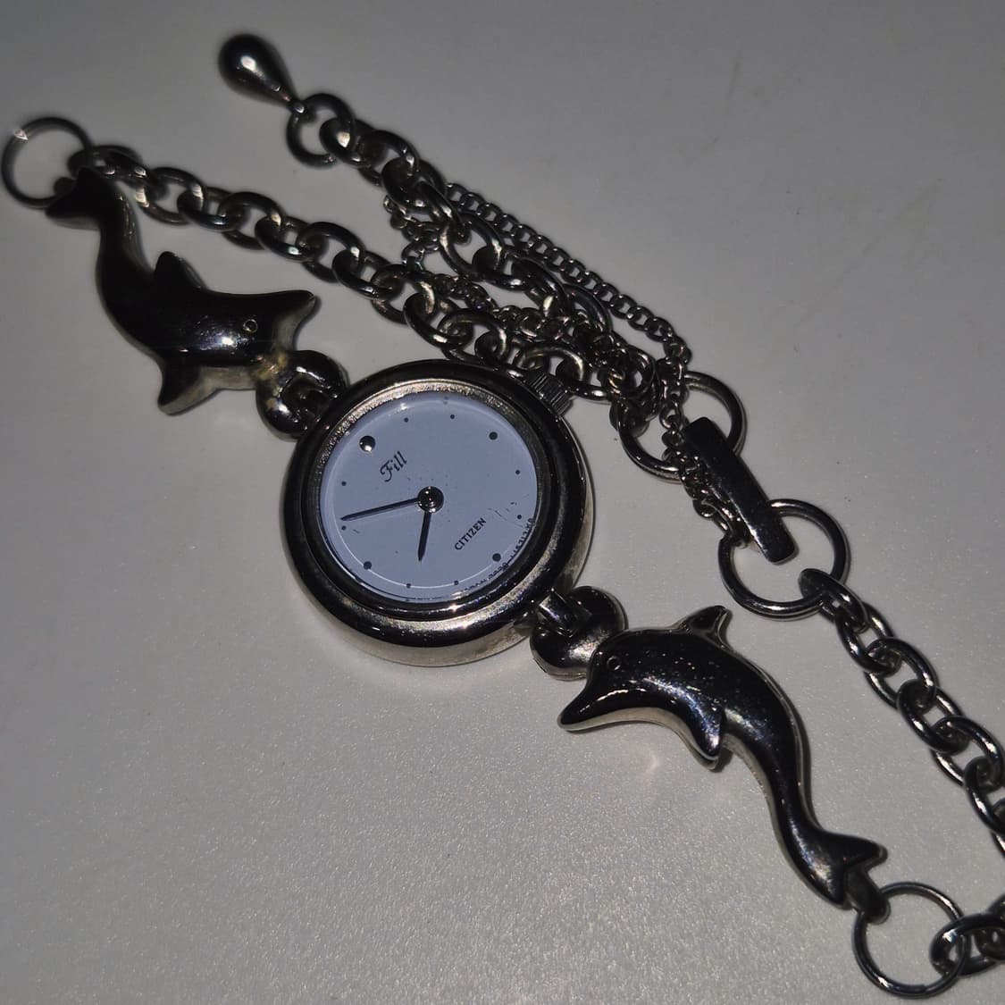 90s 시티즌 스페이스에이지 돌고래 팔찌 시계 상품이미지9