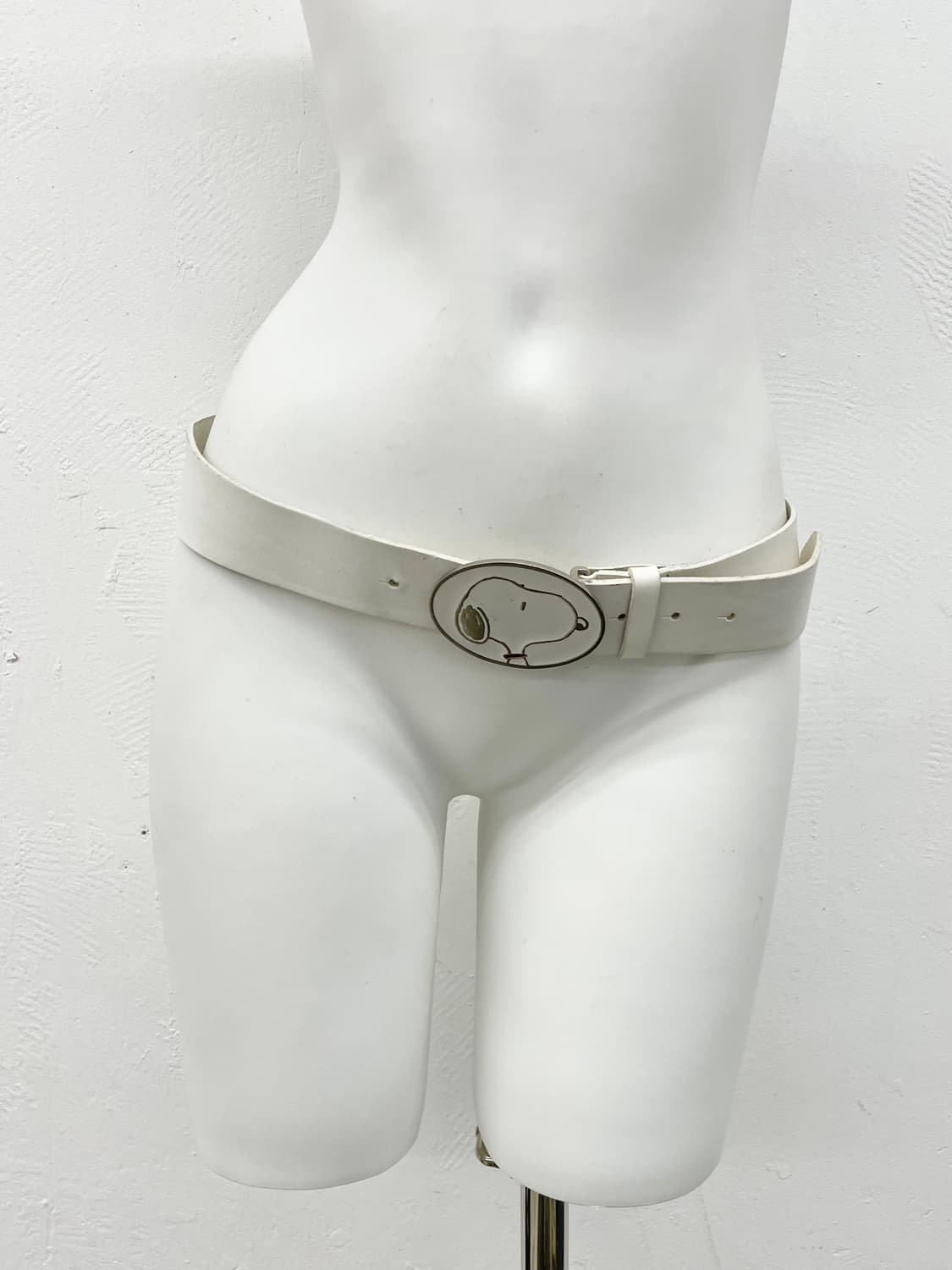 리얼레더 스누피 버클 벨트 상품이미지4