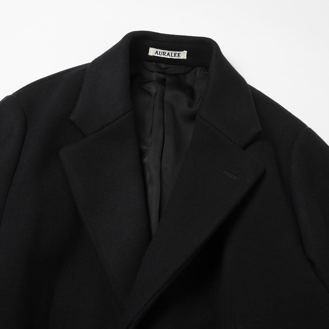 오라리 22aw 슈퍼 파인 멜튼 울 체스터필드 코트 5사이즈 다크네이비 상품이미지6