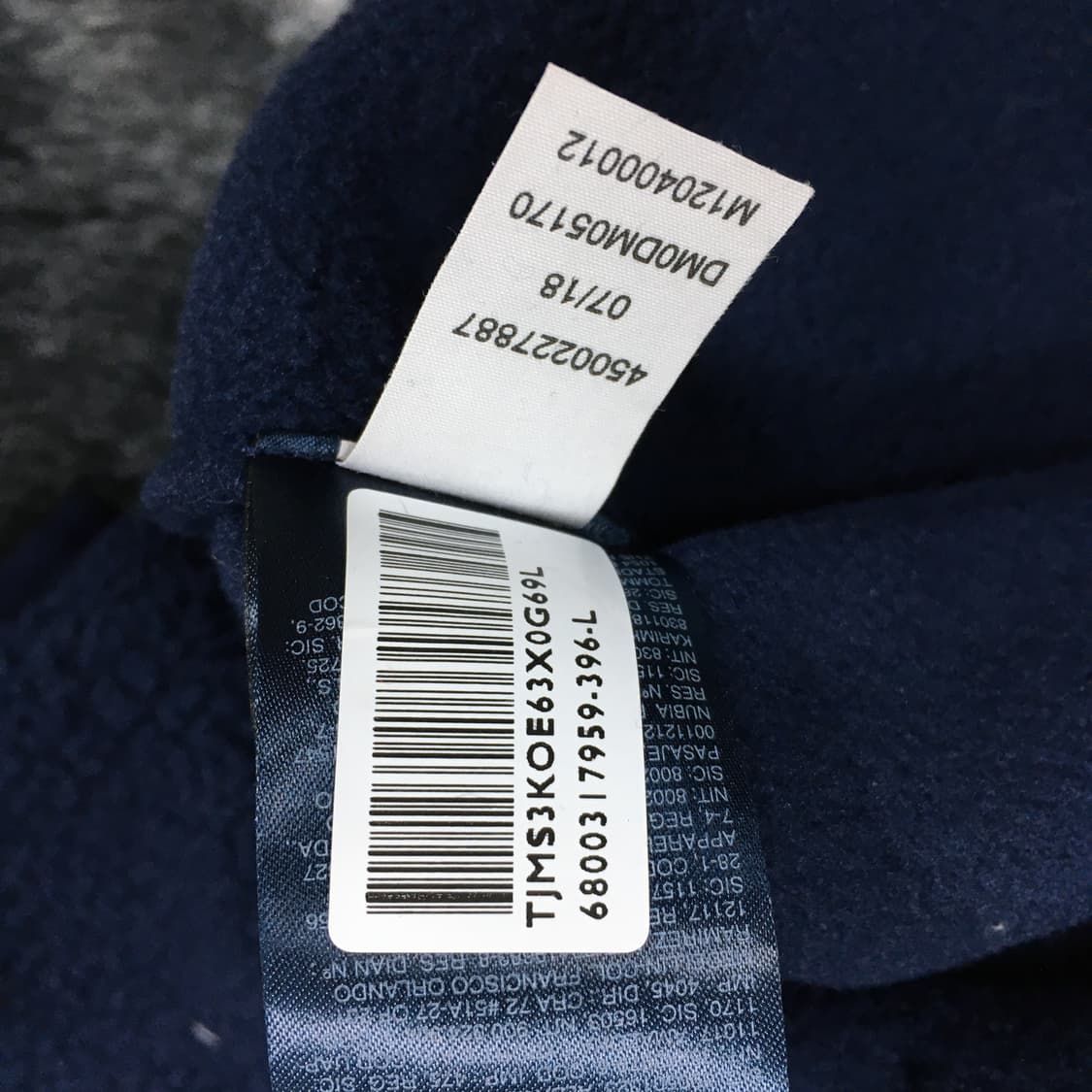 투티/0242 타미힐피거 진스 뽀글이 플리스 배색 라인 상품이미지7