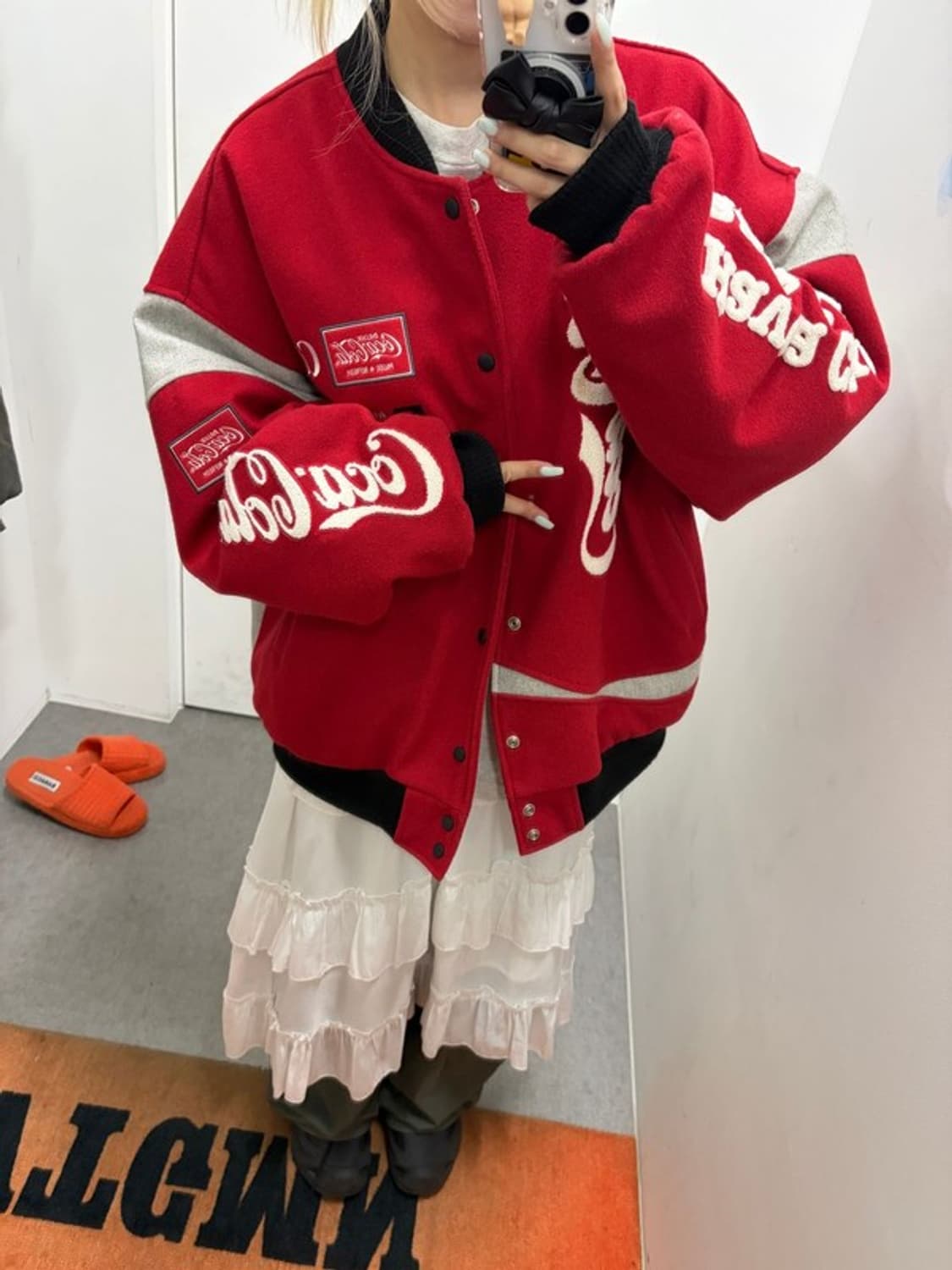 코카콜라 바시티자켓 상품이미지7