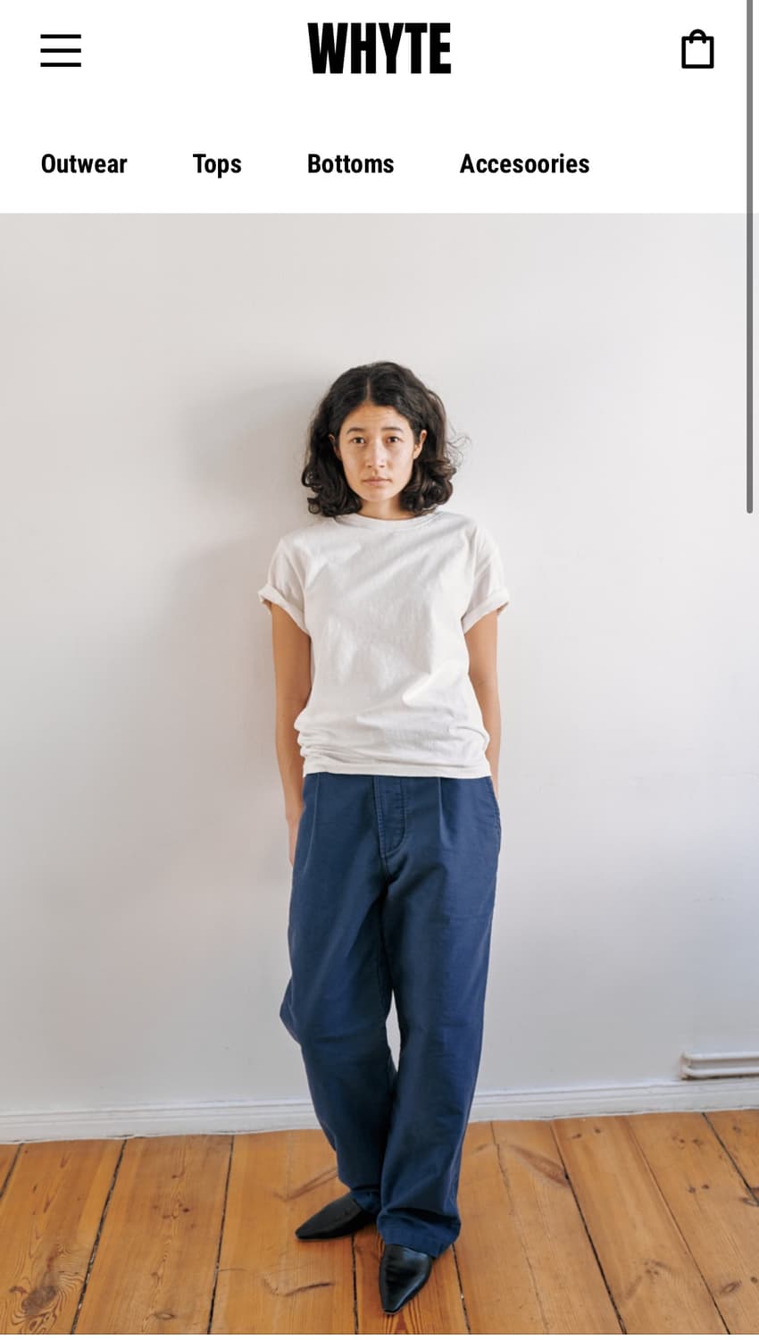 Whyte CALL PANTS (BLUE) 상품이미지1