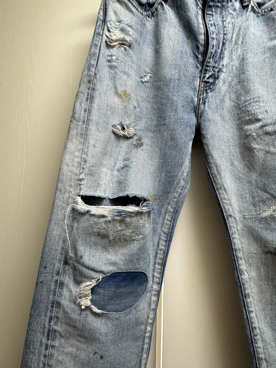 안셀름 wism 별주 테이퍼드 데님 상품이미지10