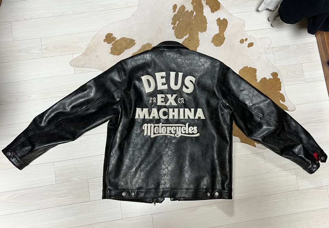 데우스 엑키 마키나 라이더스 프렌드 자켓 블랙 100 상품이미지3