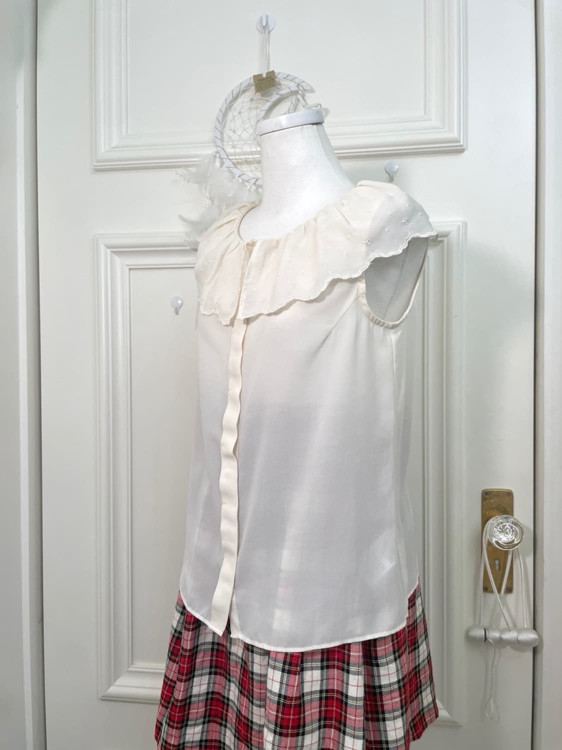 ivory basic v-neck twist cardigan&EARTH 상품이미지10