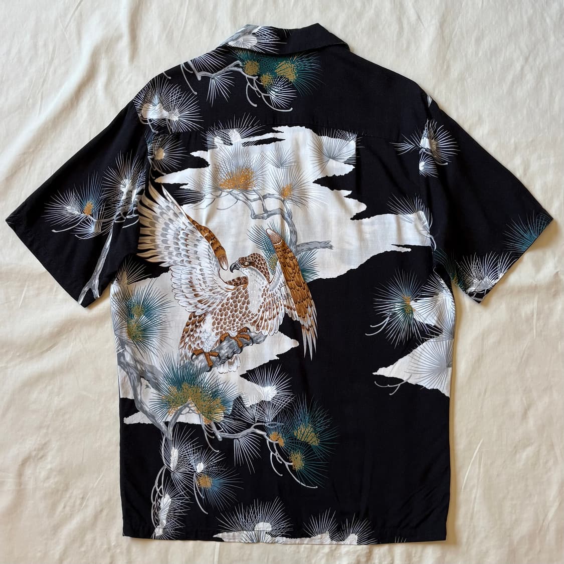 [S/97] 80s USA 레이온 하와이안 셔츠 상품이미지7