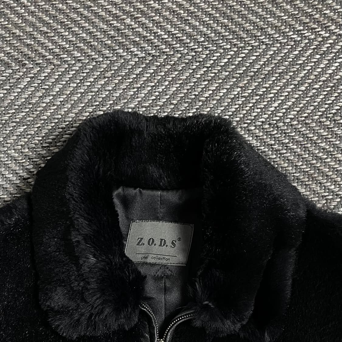 Z.O.D.S 램스킨 트리밍 레빗 퍼 무스탕 자켓o 4883 상품이미지4