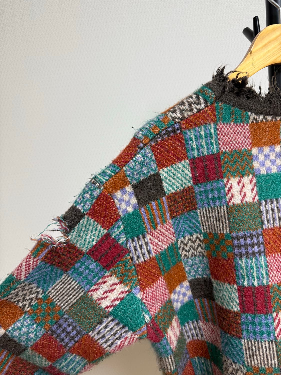 빈티지 체크 스웨터 상품이미지7