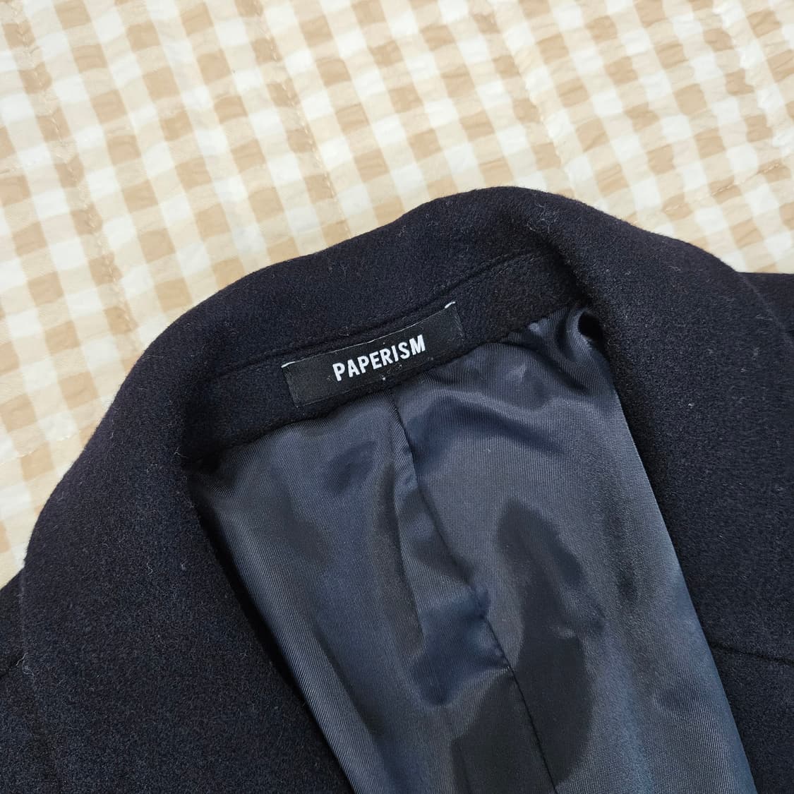 페이퍼리즘 추동 울 코트 자켓 남자100 상품이미지2