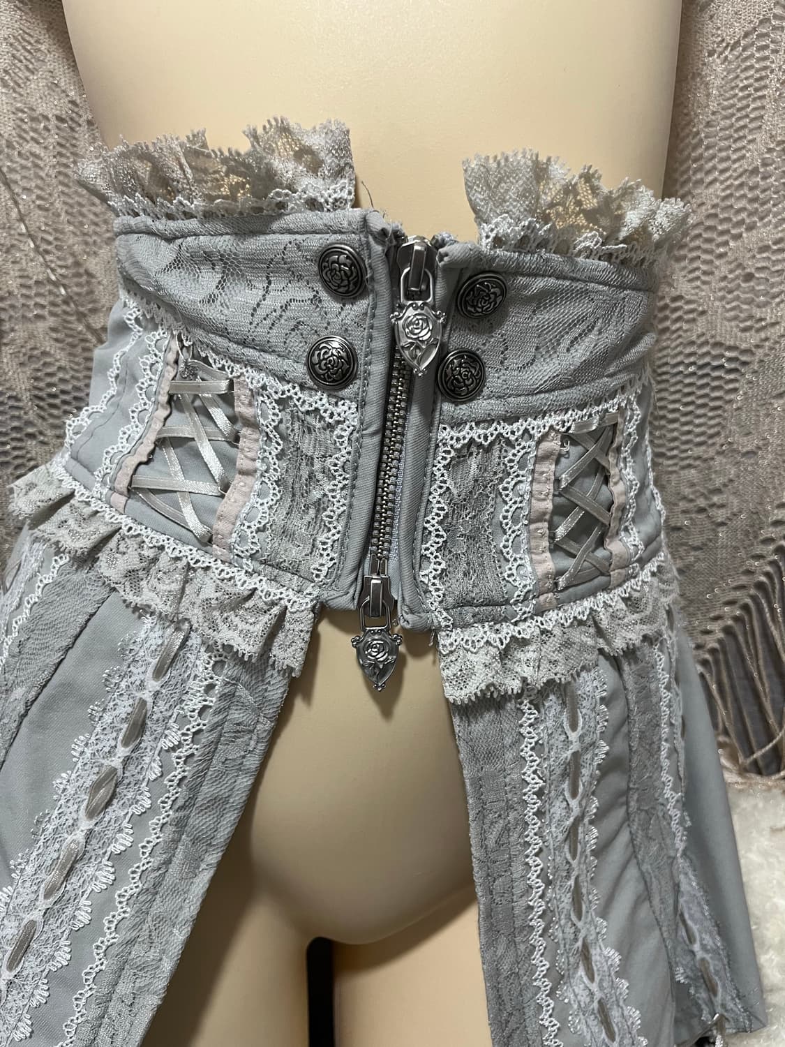 오즈온 페어리 펑크 갸루 고딕 고스 로리타 미사깔 코르셋 상품이미지2