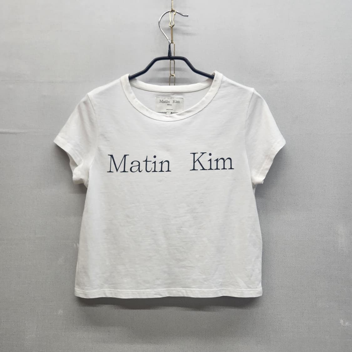 마뗑킴 빅로고 크롭 반팔티 S(S) 상품이미지1
