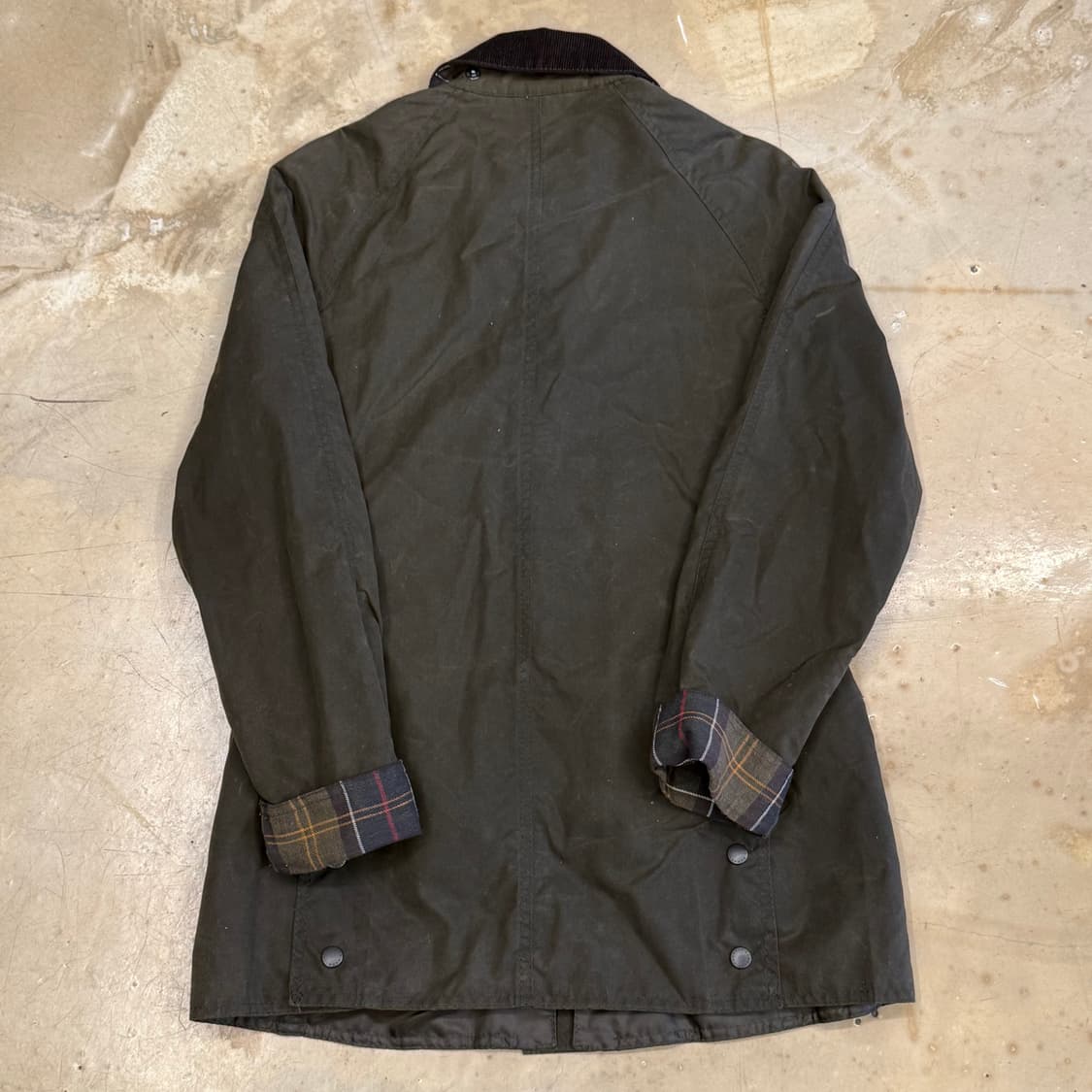 4 바버 코듀로이 카라 비드넬 왁스 자켓 상품이미지3