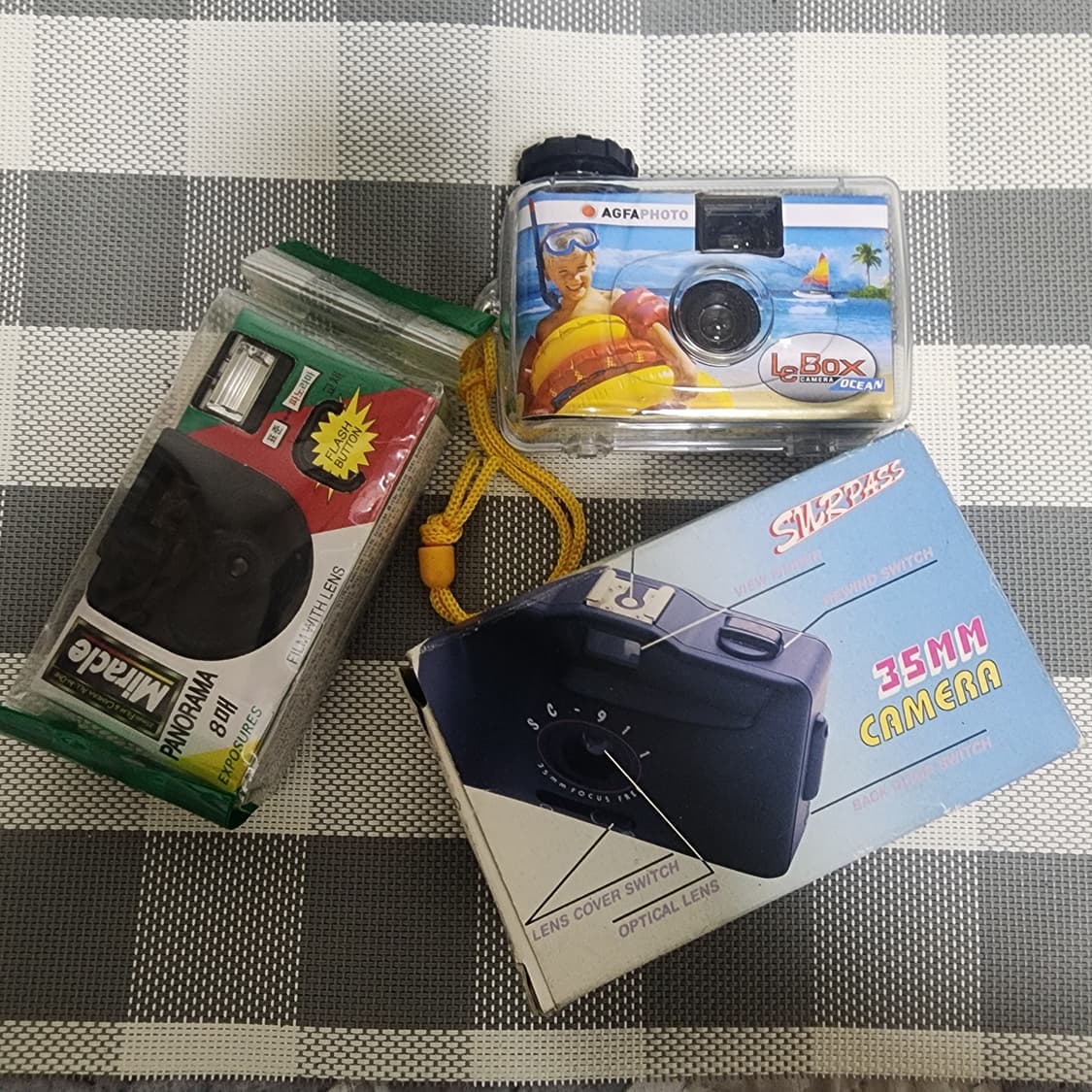 일회용 및 다회용 필름카메라 3개 일괄판매 상품이미지1