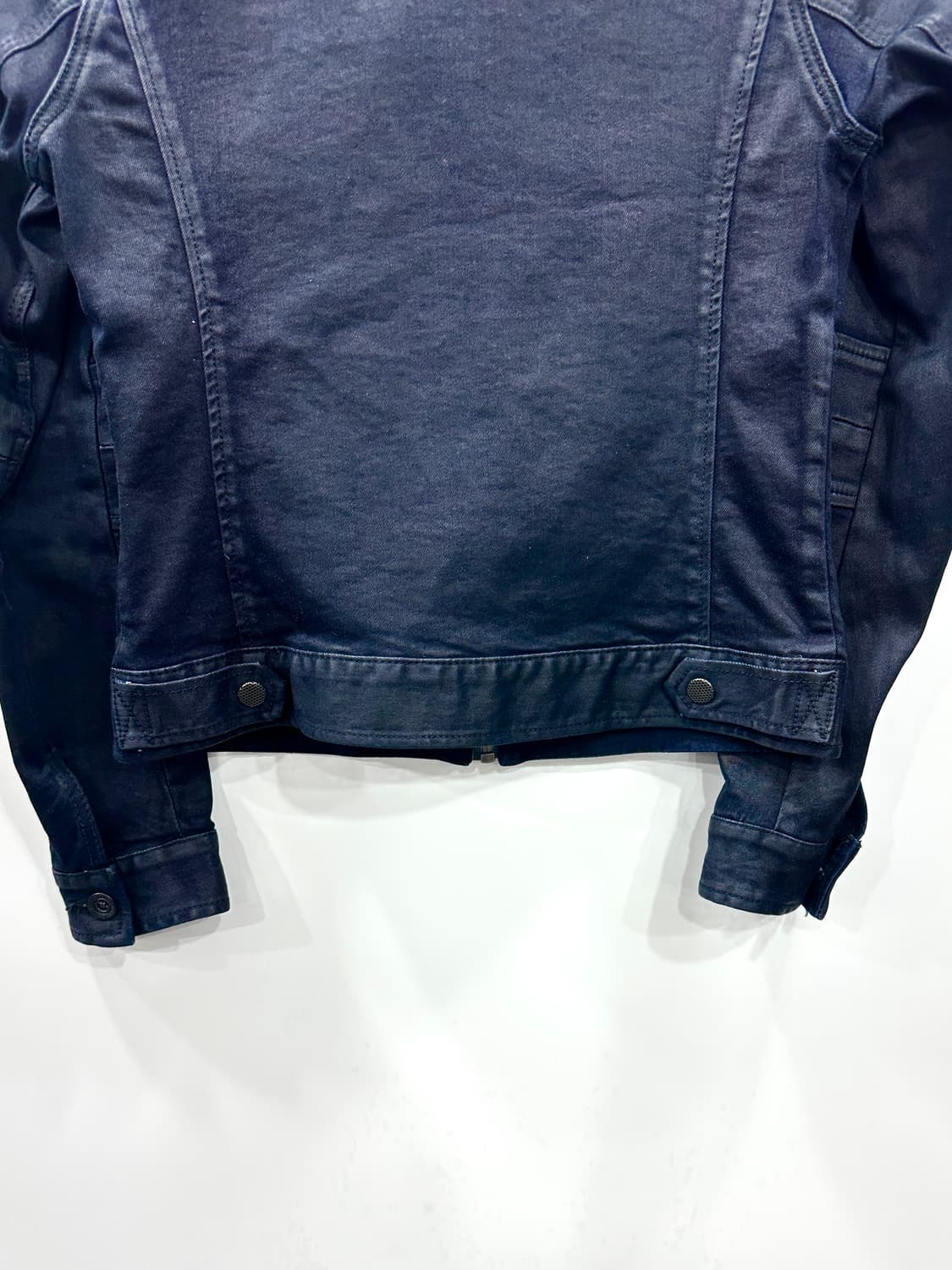 버커루 코티드 코튼 바이커 자켓 S 상품이미지5