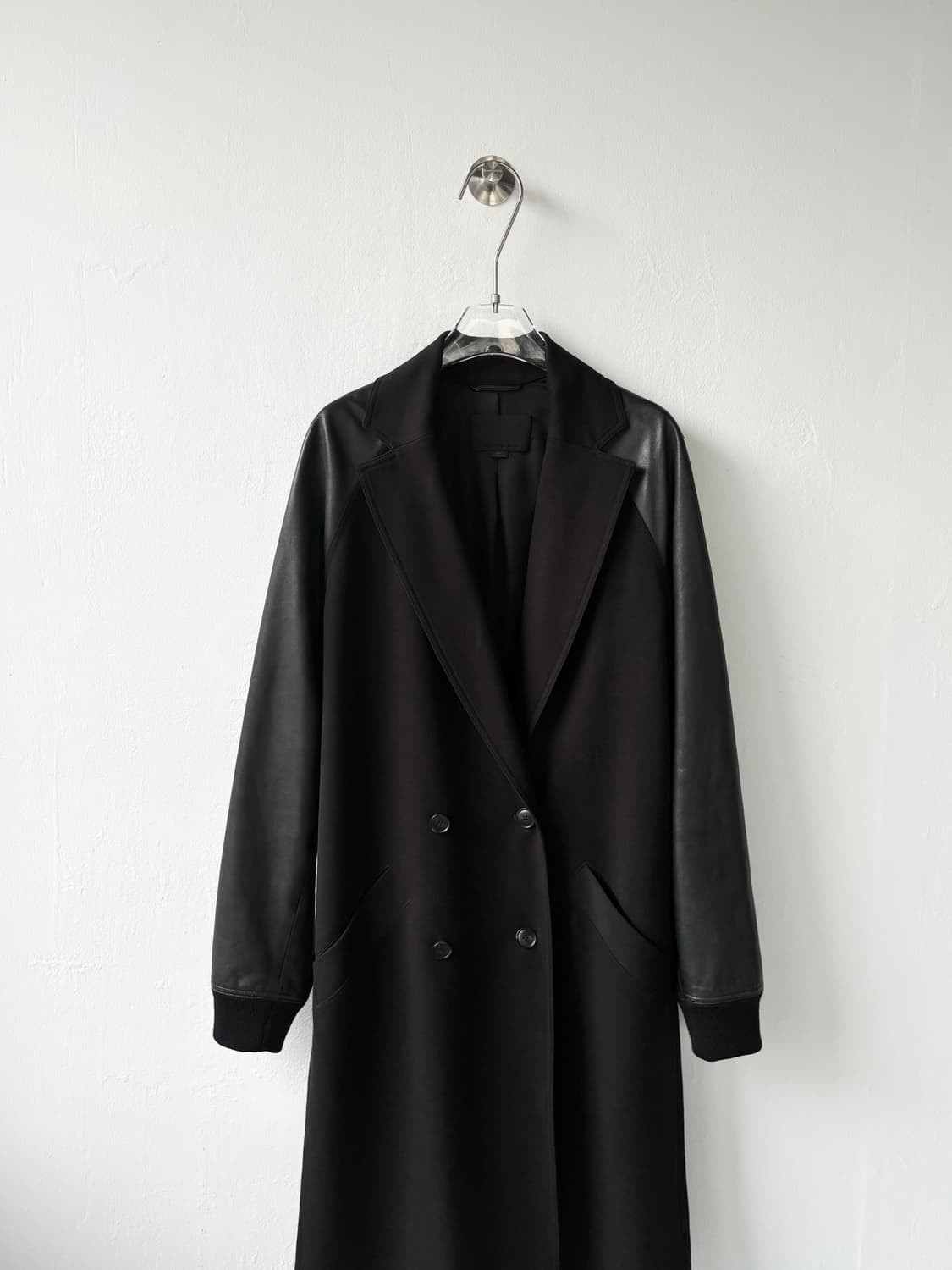 알렉산더왕 레더 암 더블 브레스트 코트  상품이미지2