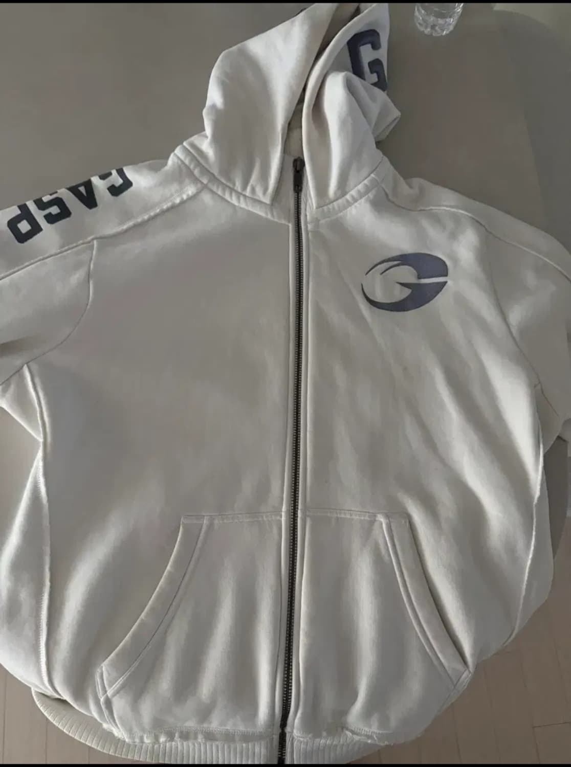 Gasp 후드집업(화이트) 2XL 상품이미지2