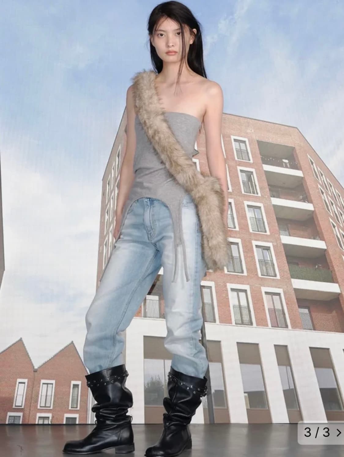 새상품) 세릭 모헤어 크로스백 베이지 세릭 가방 cerric 크로스백 상품이미지6