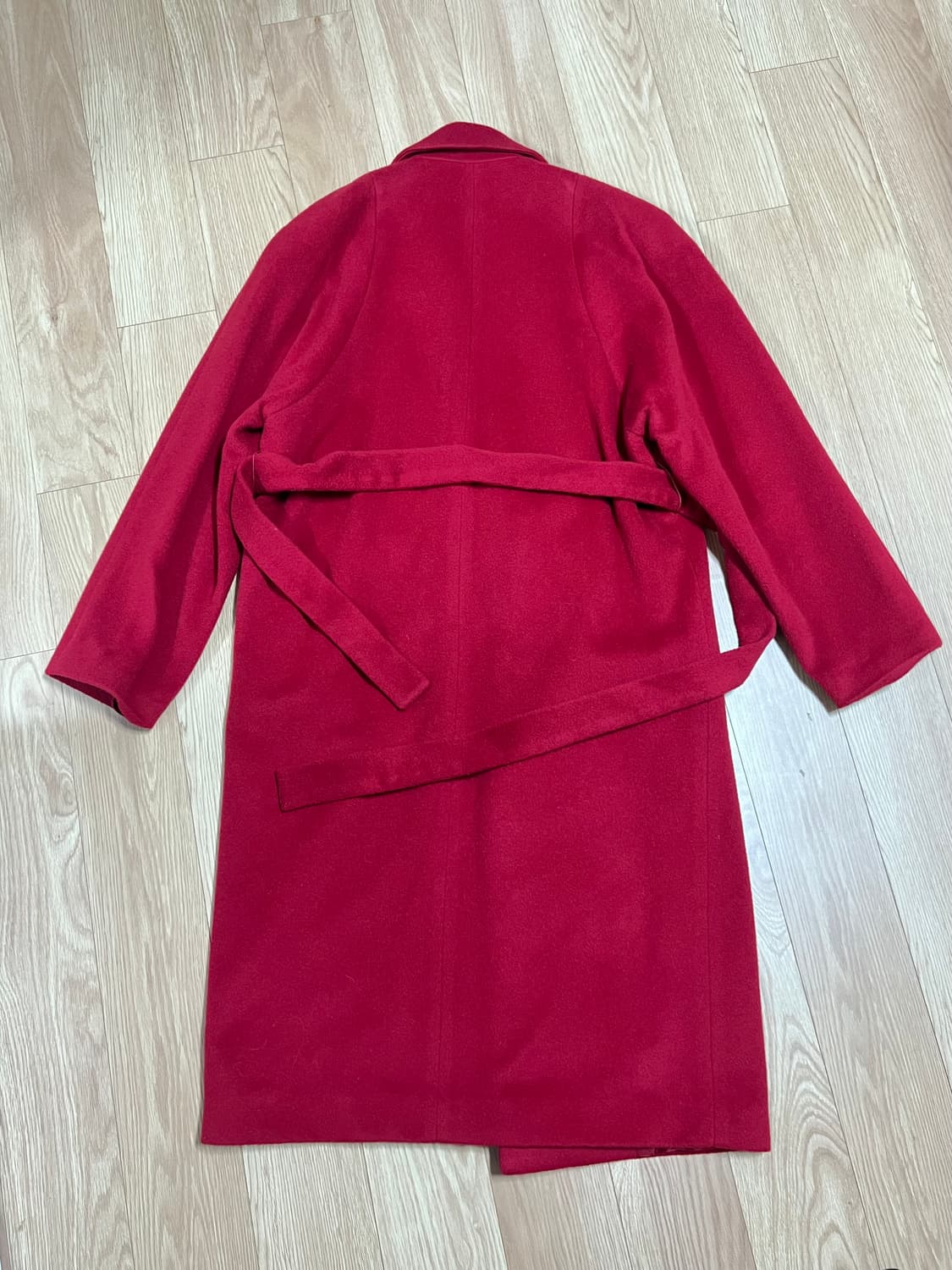 푸시버튼 울캐시 코트 상품이미지2