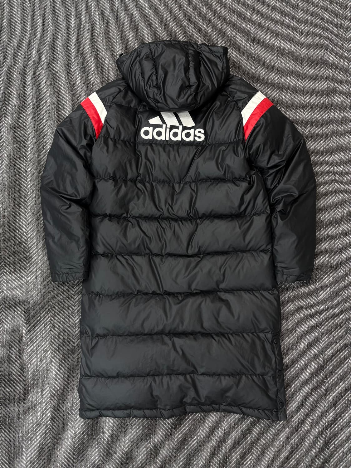 아디다스 삼선 롱패딩 블랙 상품이미지8