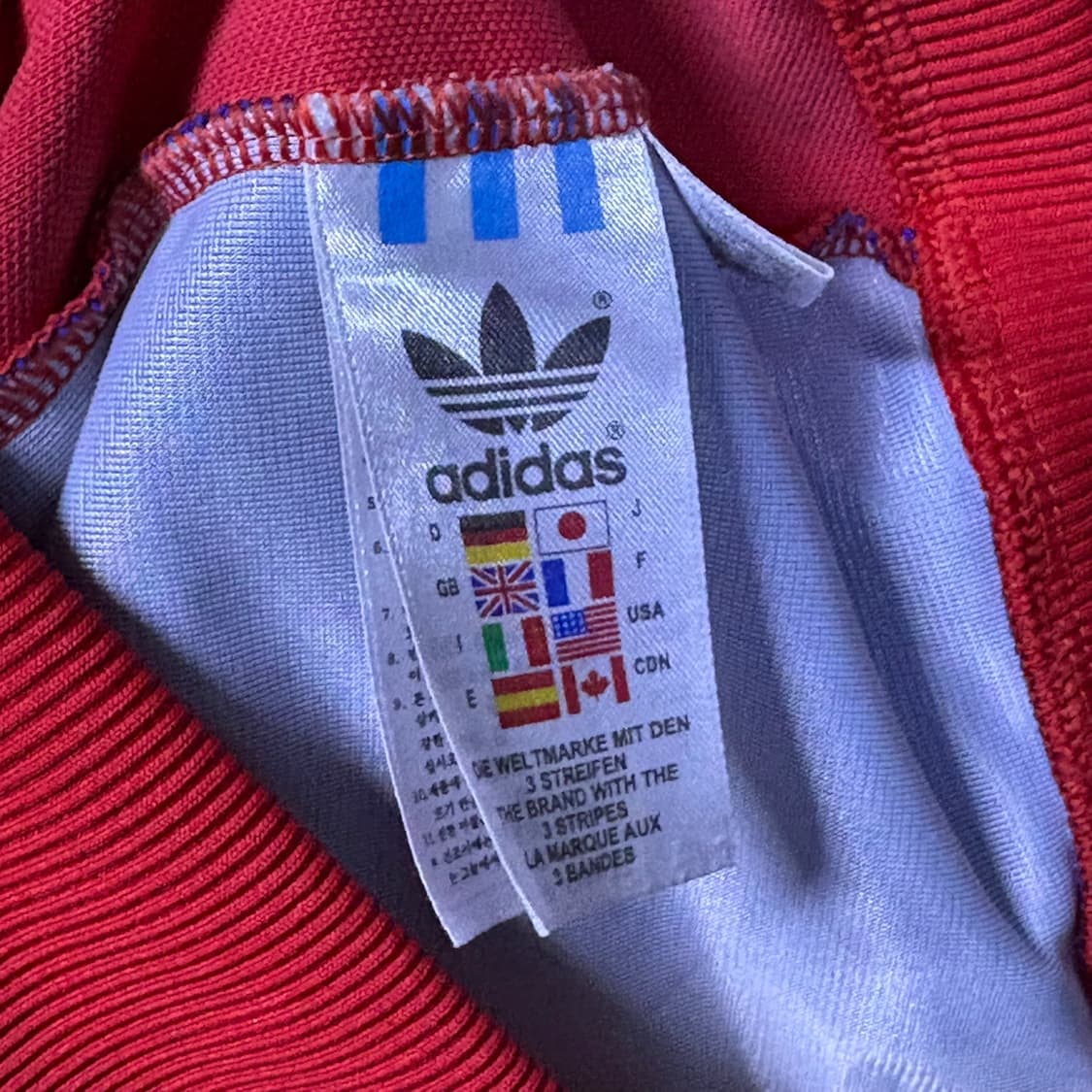 아디다스 쿠바 져지 레드 트랙탑 100 상품이미지7