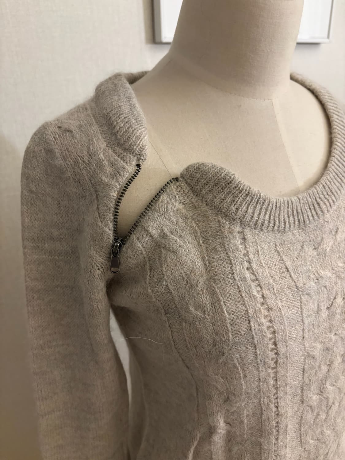 Detail knit sleeve 상품이미지2