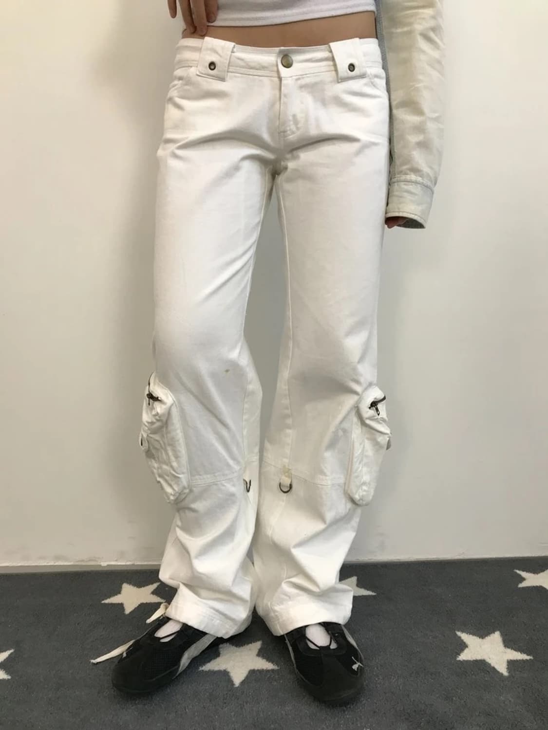 Japanese Y2K Multi Pocket Cargo Pants 상품이미지1