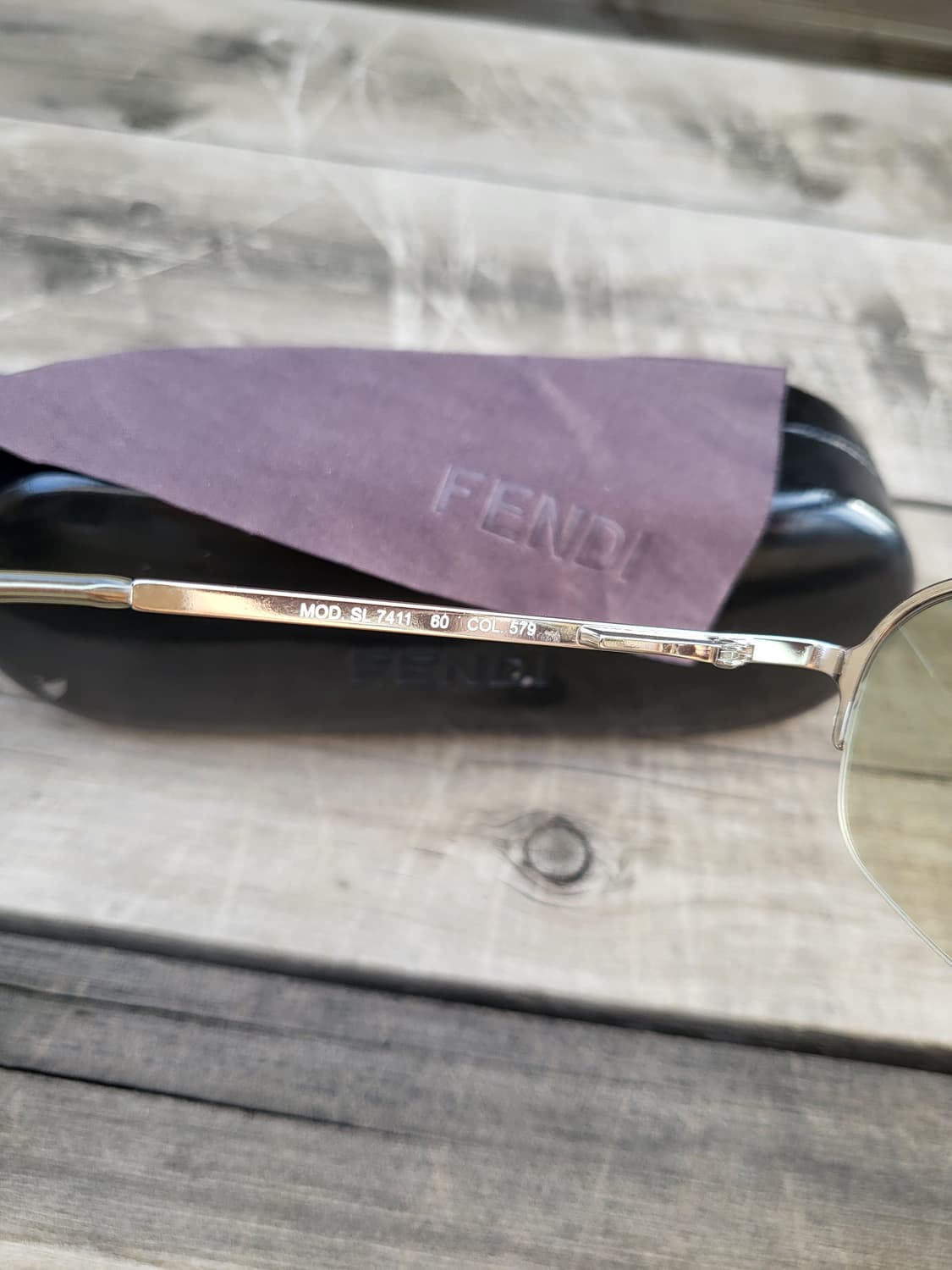 일본구매 정품 펜디 실번 반무테 선글라스 F 상품이미지5