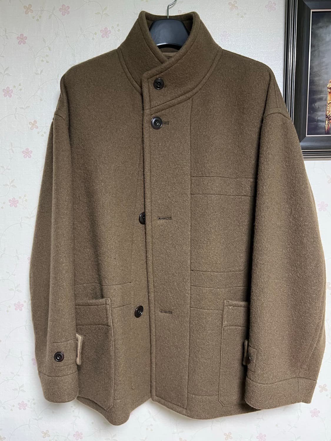 르메르 박시 더플코트 23fw 브라운 50 상품이미지1