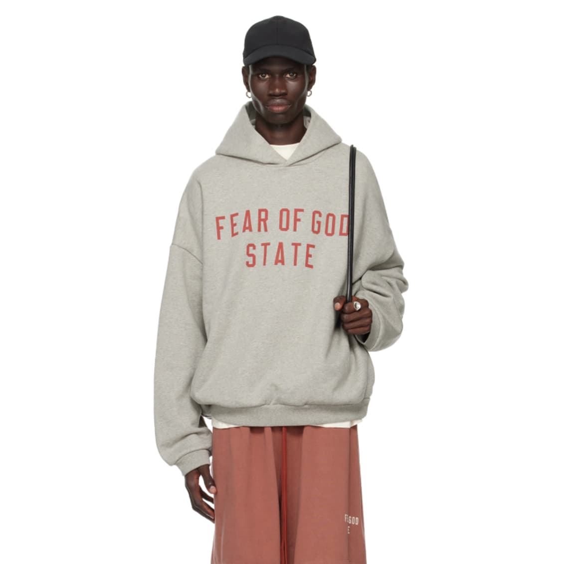 S 새제품) 에센셜 플리스 스테이트 후드 다크헤더 체감 L 100 105 상품이미지9