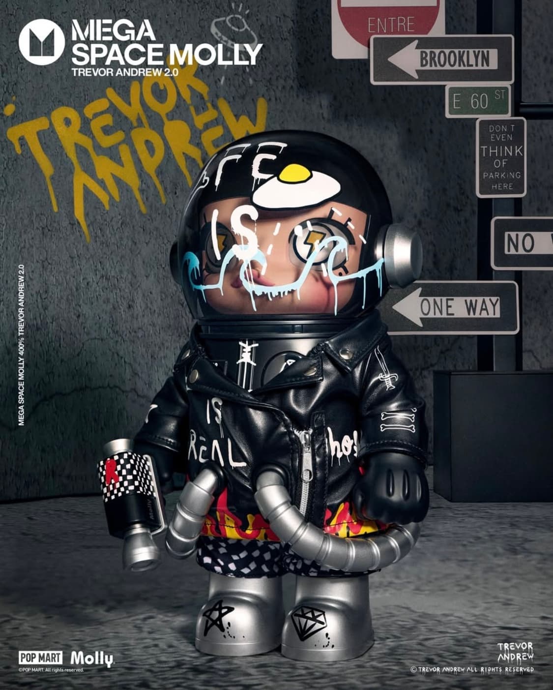 [400%] 팝마트 메가 스페이스 로얄 몰리 트레버 앤드류 400% 상품이미지2