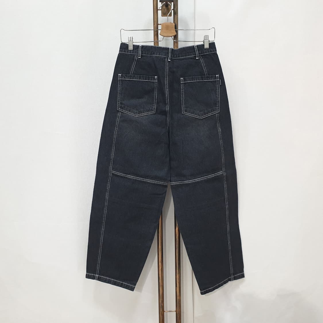 로맨틱크라운 와이드 데님 팬츠 청바지 S 상품이미지4