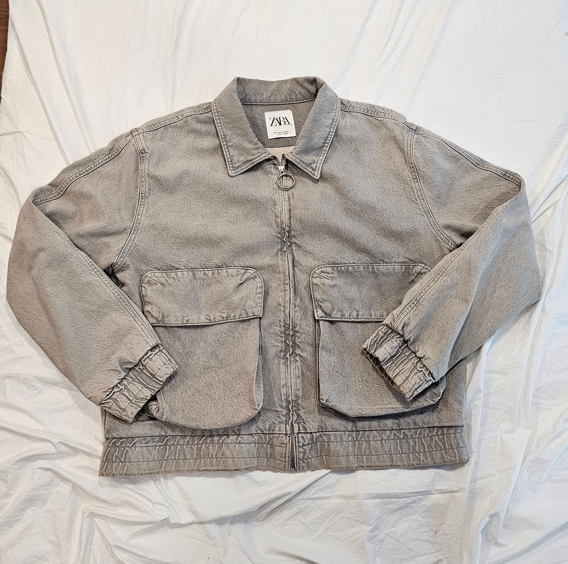 자라 워싱 캔버스 자켓 상품이미지1