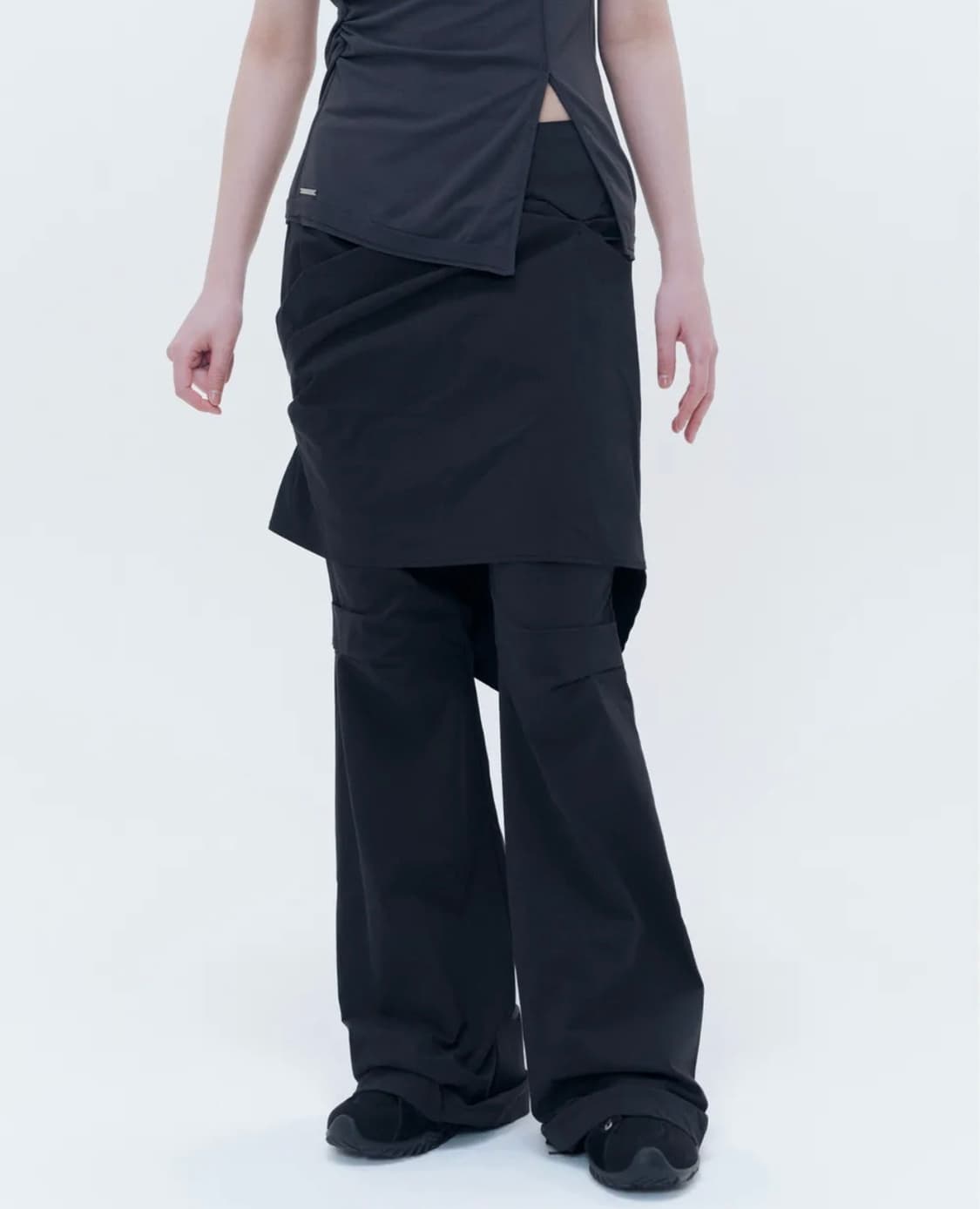 미세키서울 Draped chiton midi skirt pants SET 상품이미지1