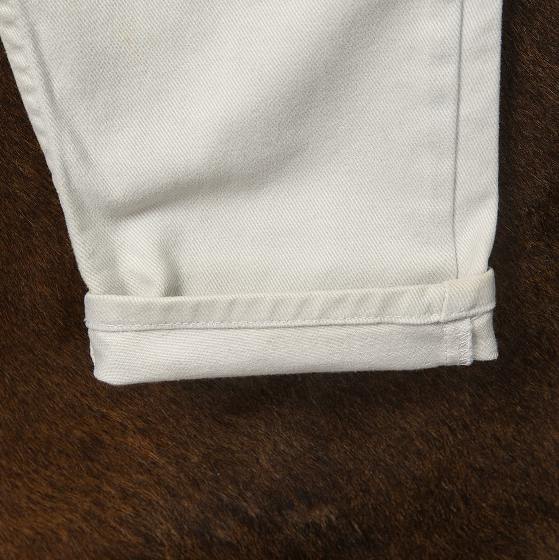 [31] 90s 리바이스 951 릴렉스드 핏 테이퍼드 레그 데님팬츠 크림 상품이미지8