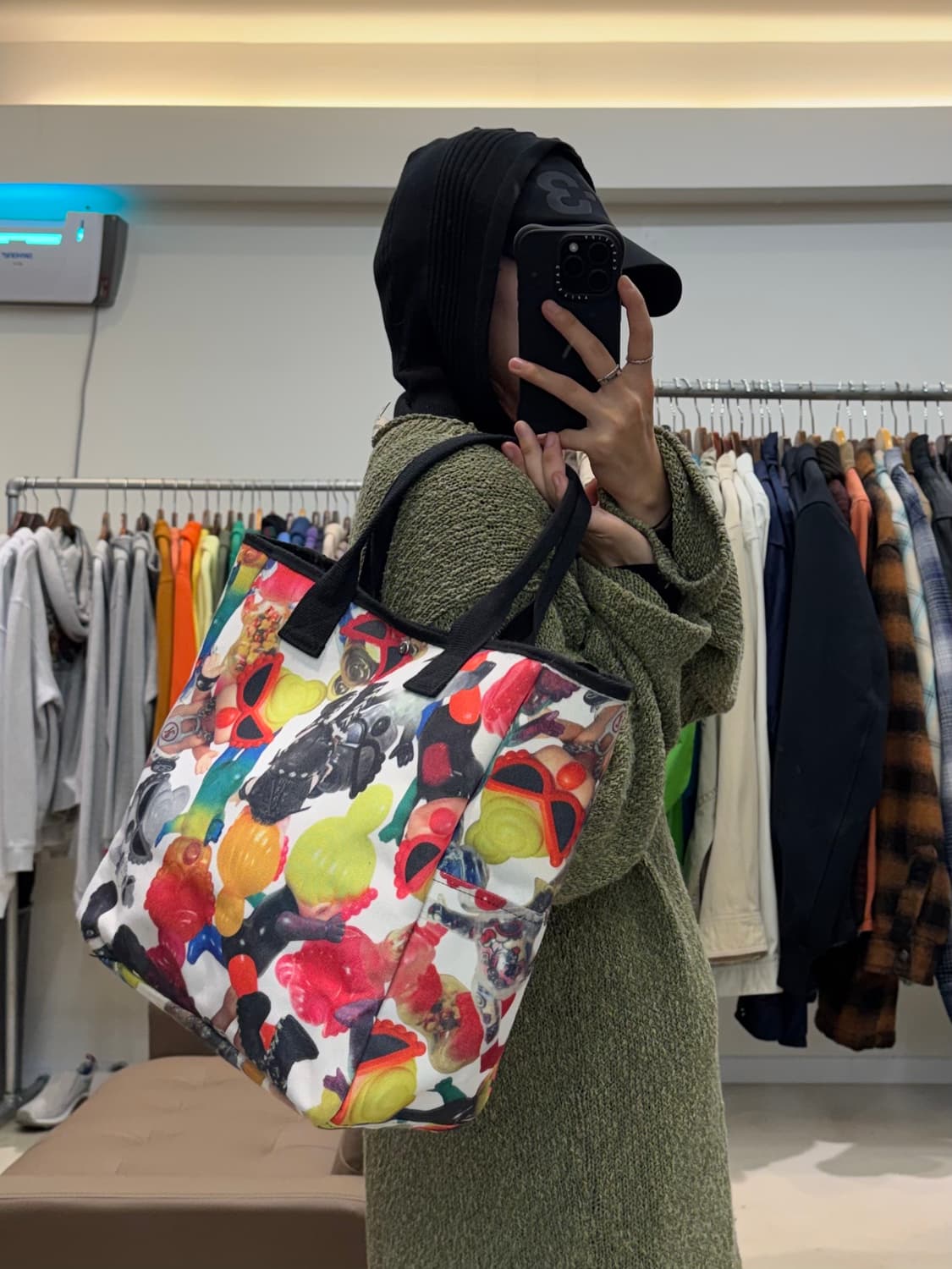 히스테릭글래머 미니 토트백 상품이미지7