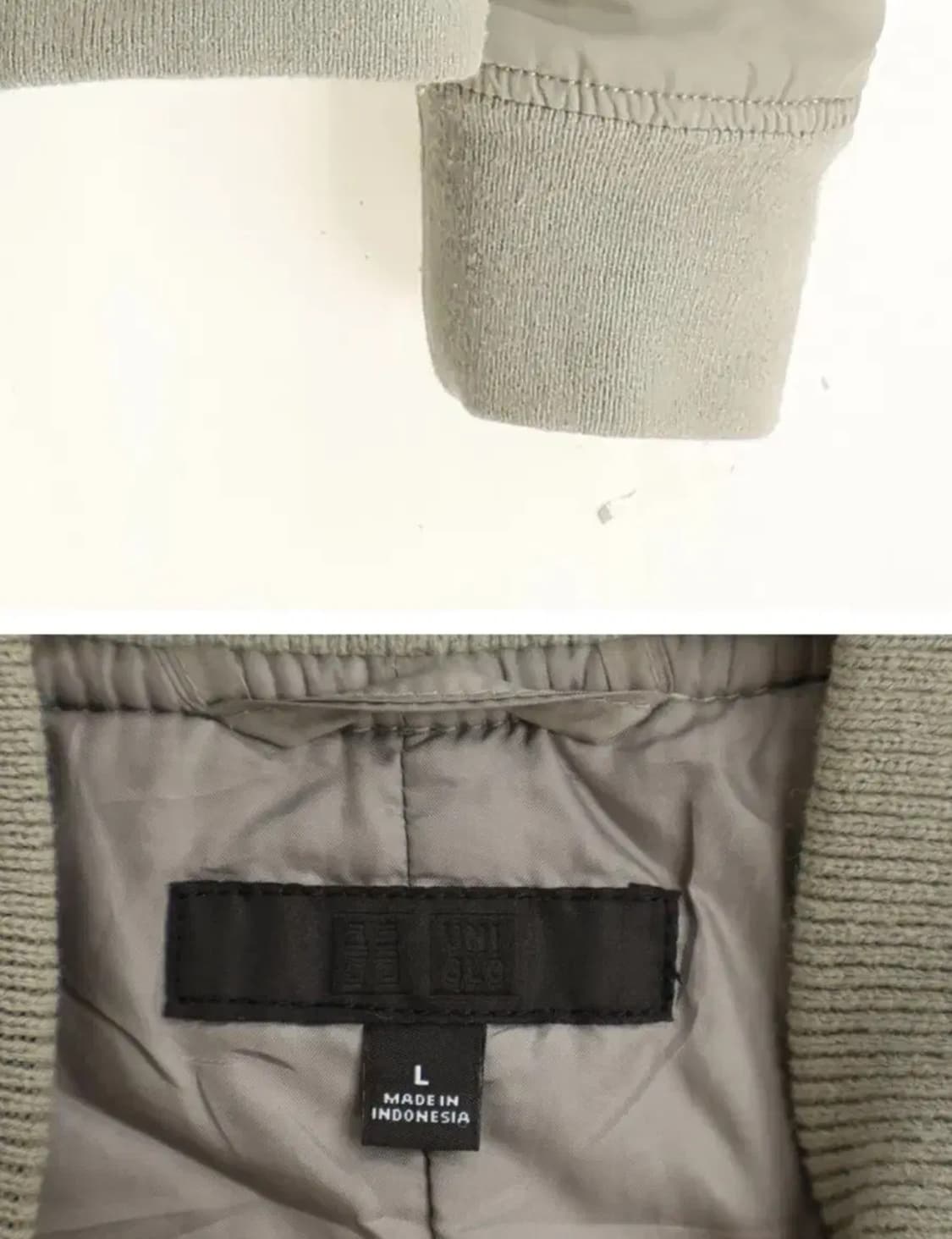 유니클로 빈티지 항공점퍼 블루종 상품이미지2