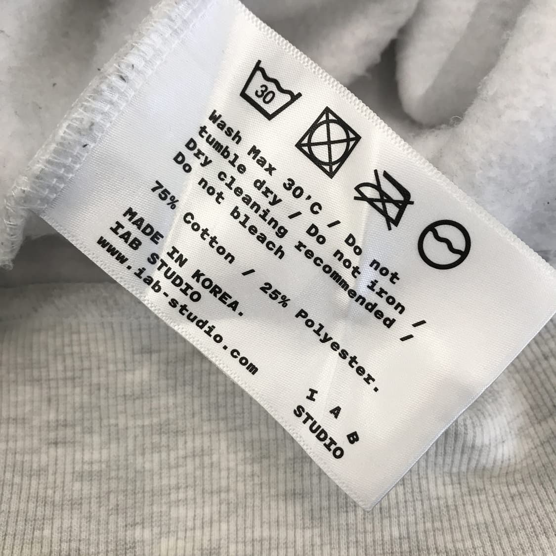 아이앱스튜디오 10주년 후드 라이트그레이 [XXL] 상품이미지6