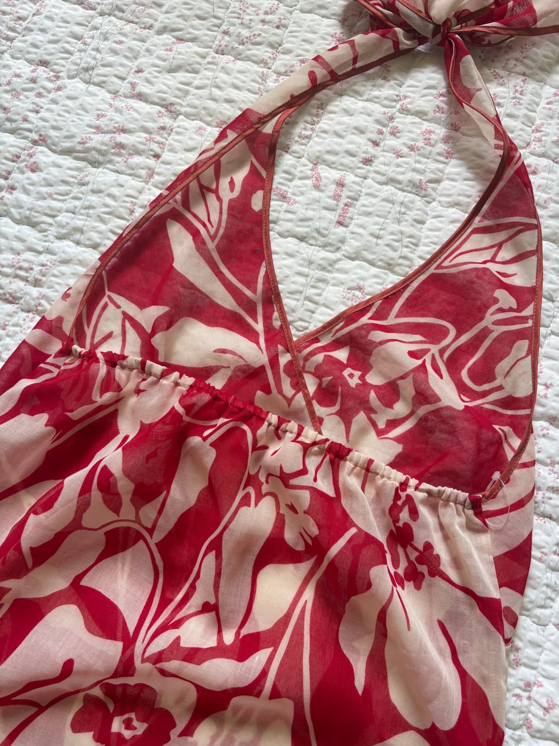 Red halter neck  상품이미지10