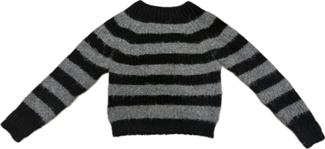 스키즘 인듀싱 컨버터블 숄더 스웨터 그레이 상품이미지3