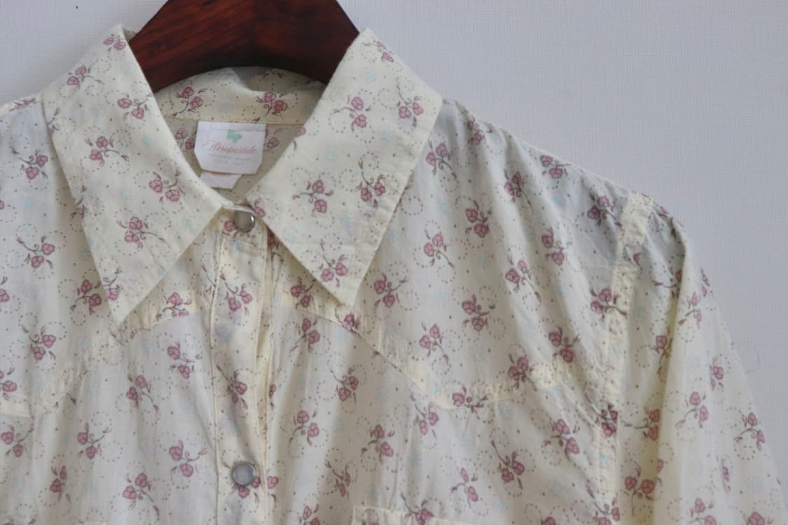 Vintage Butter Floral Shirt 상품이미지7