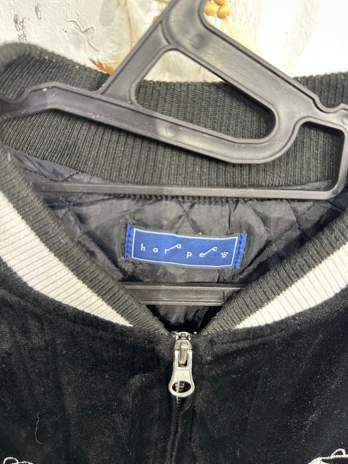 Jpn 일본빈티지 오리엔탈 블랙 벨벳 스카잔 자켓 상품이미지10