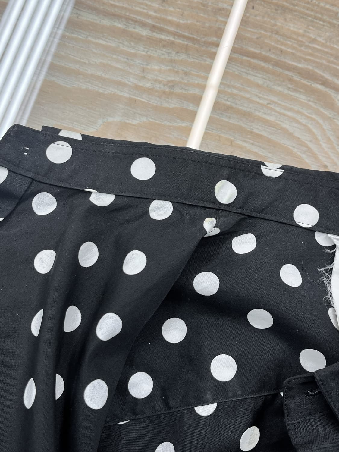 디가웰 블랙 폴카 도트 셔츠 상품이미지6